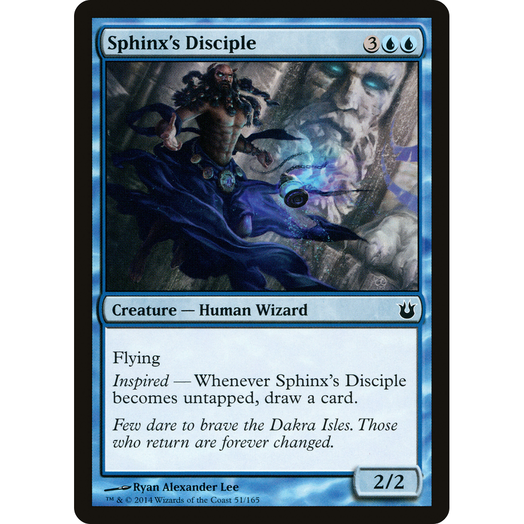 Sphinx's Disciple (BNG-051) - Born of the Gods Foil