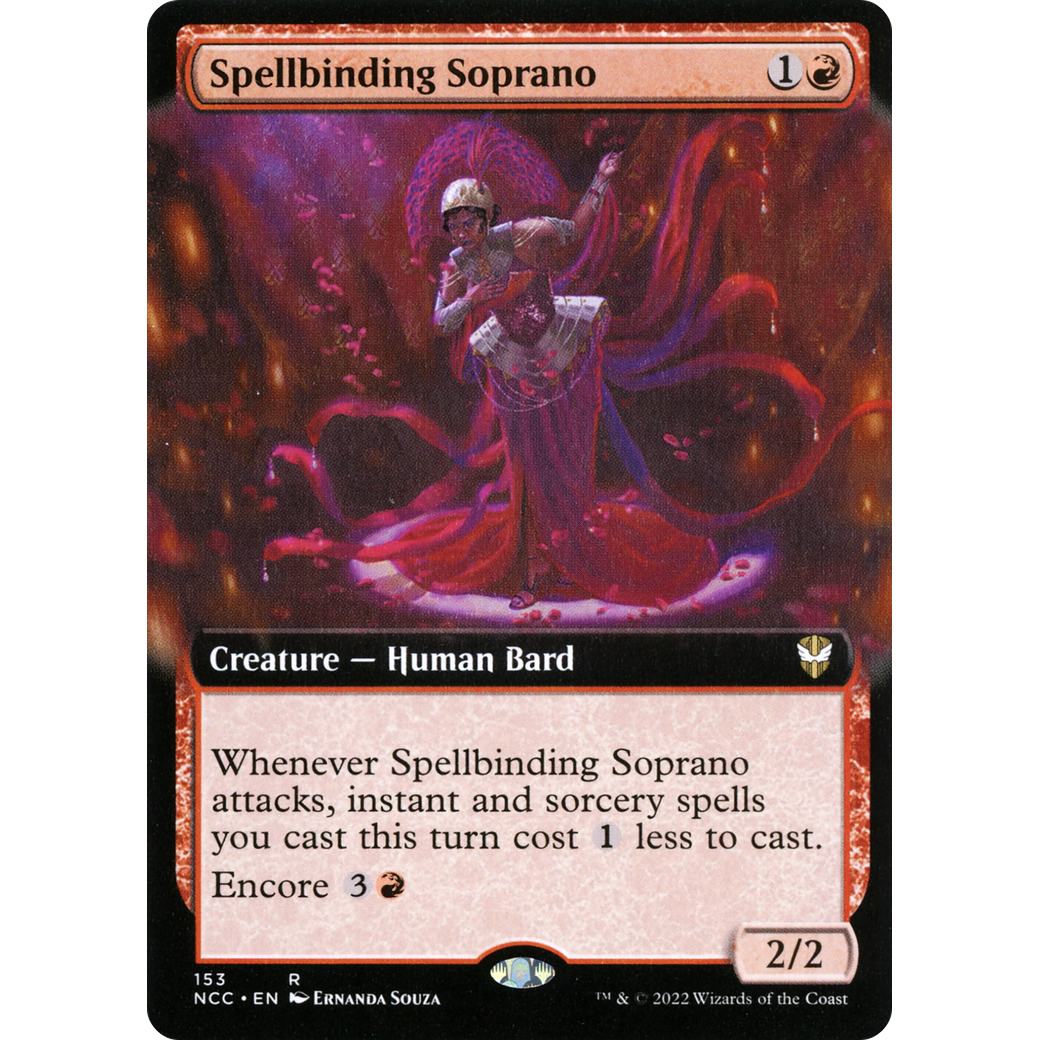 Spellbinding Soprano (Extended Art) (NCC-153) - New Capenna Commander: (Extended Art)