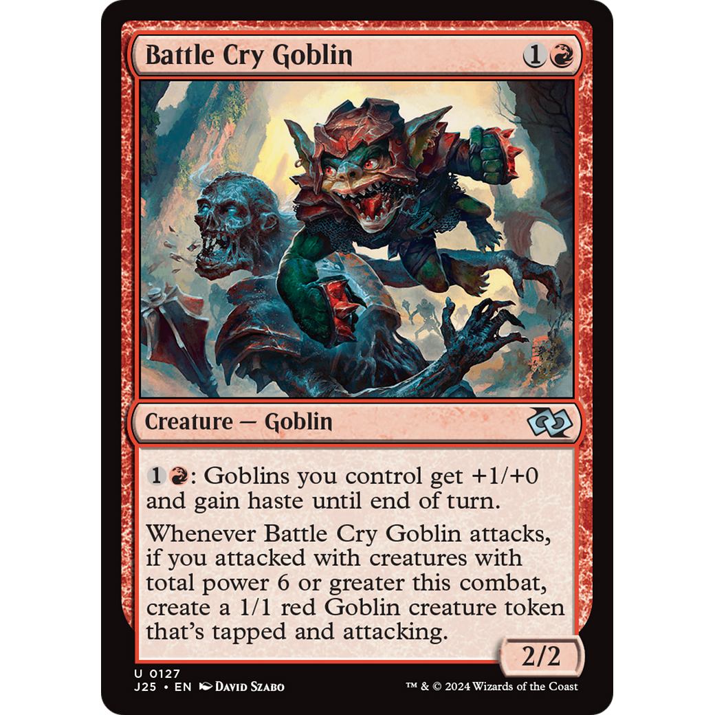 Battle Cry Goblin (J25-127) - Foundations Jumpstart