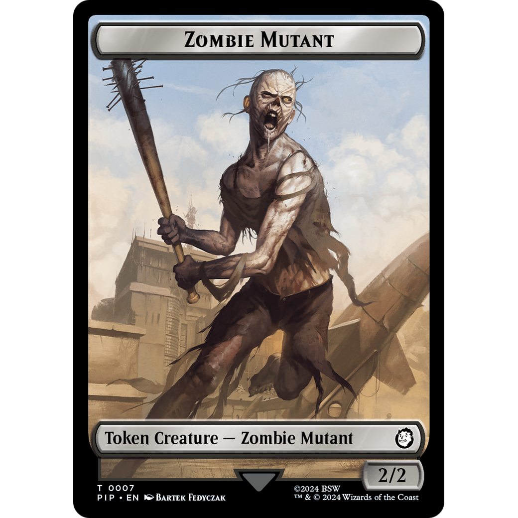 Zombie Mutant (TPIP-007) - Fallout Tokens