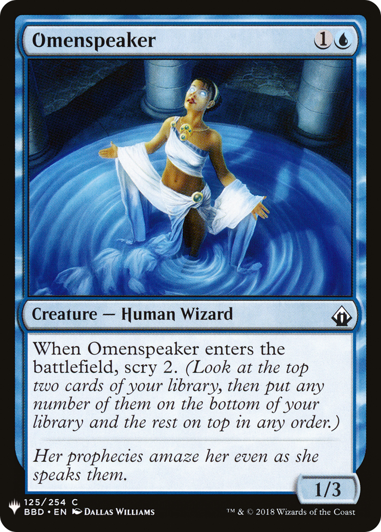 Omenspeaker (LIST-125) - The List