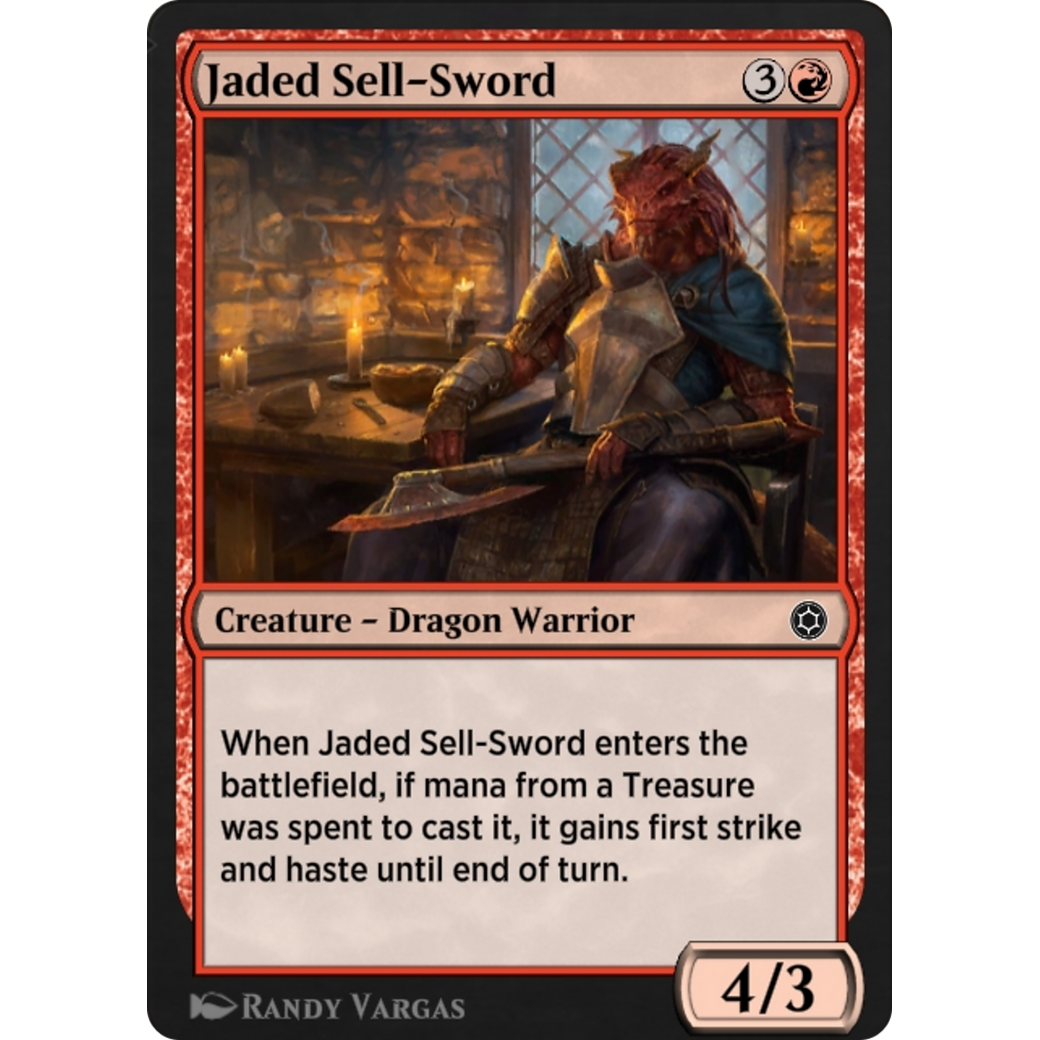 Jaded Sell-Sword (HBG-185) - Alchemy Horizons: Baldur's Gate