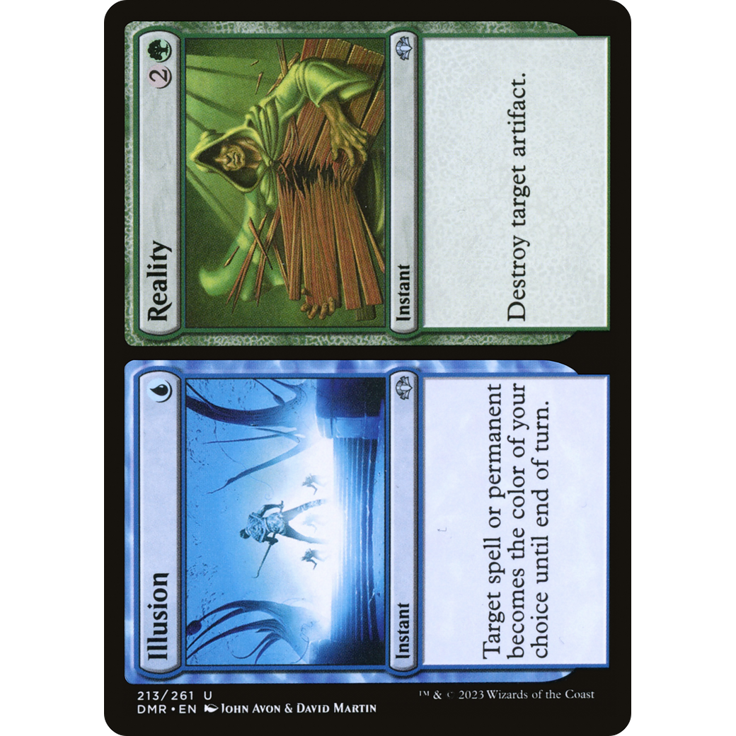 Illusion // Reality (DMR-213) - Dominaria Remastered Foil