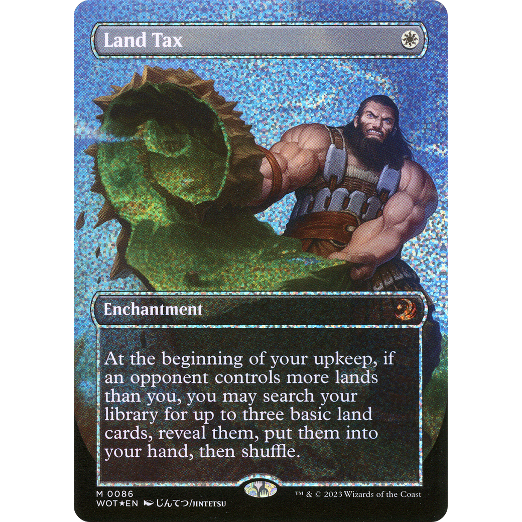 Land Tax (WOT-086) - Wilds of Eldraine: Enchanting Tales (Borderless) Foil