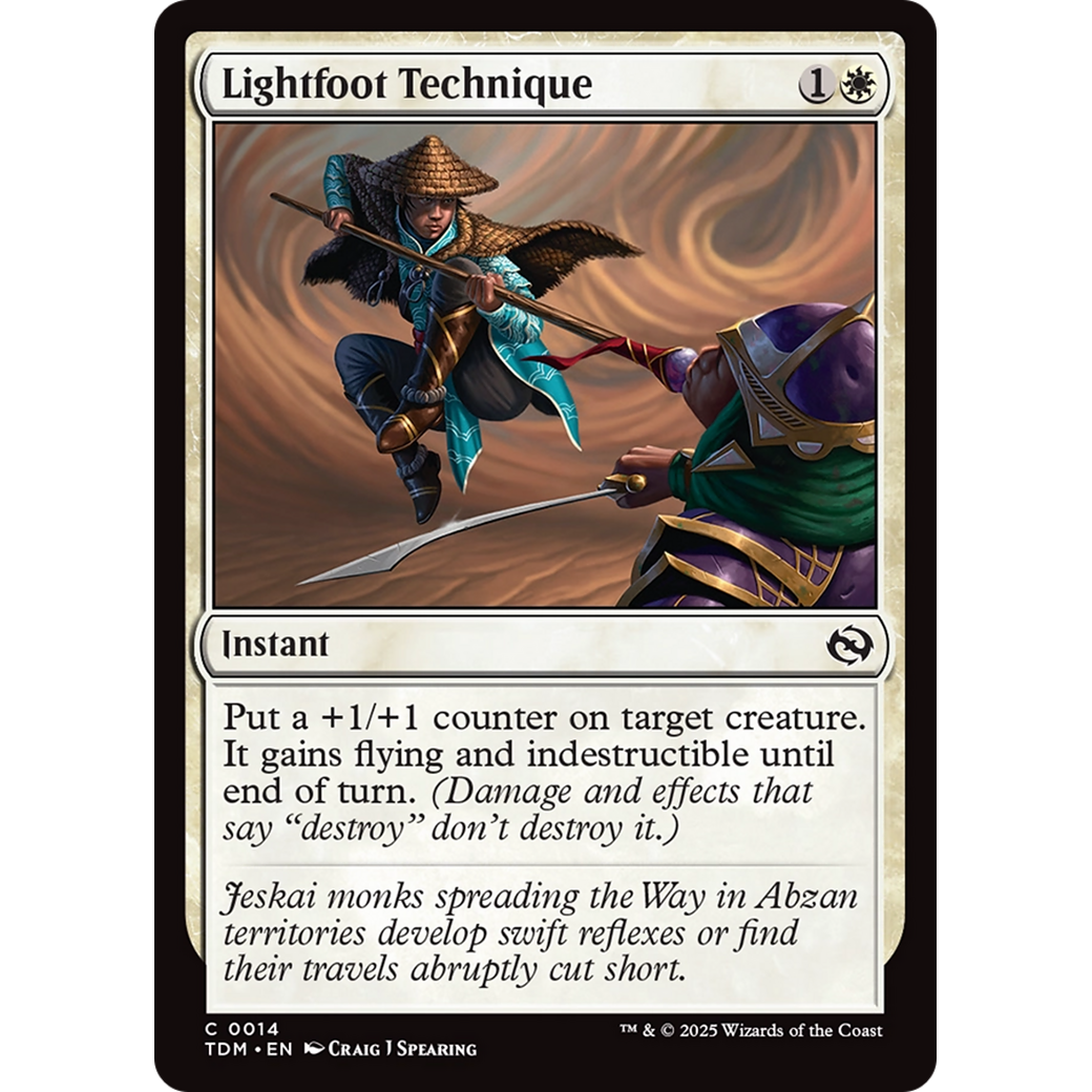 Lightfoot Technique (TDM-014) - Tarkir: Dragonstorm