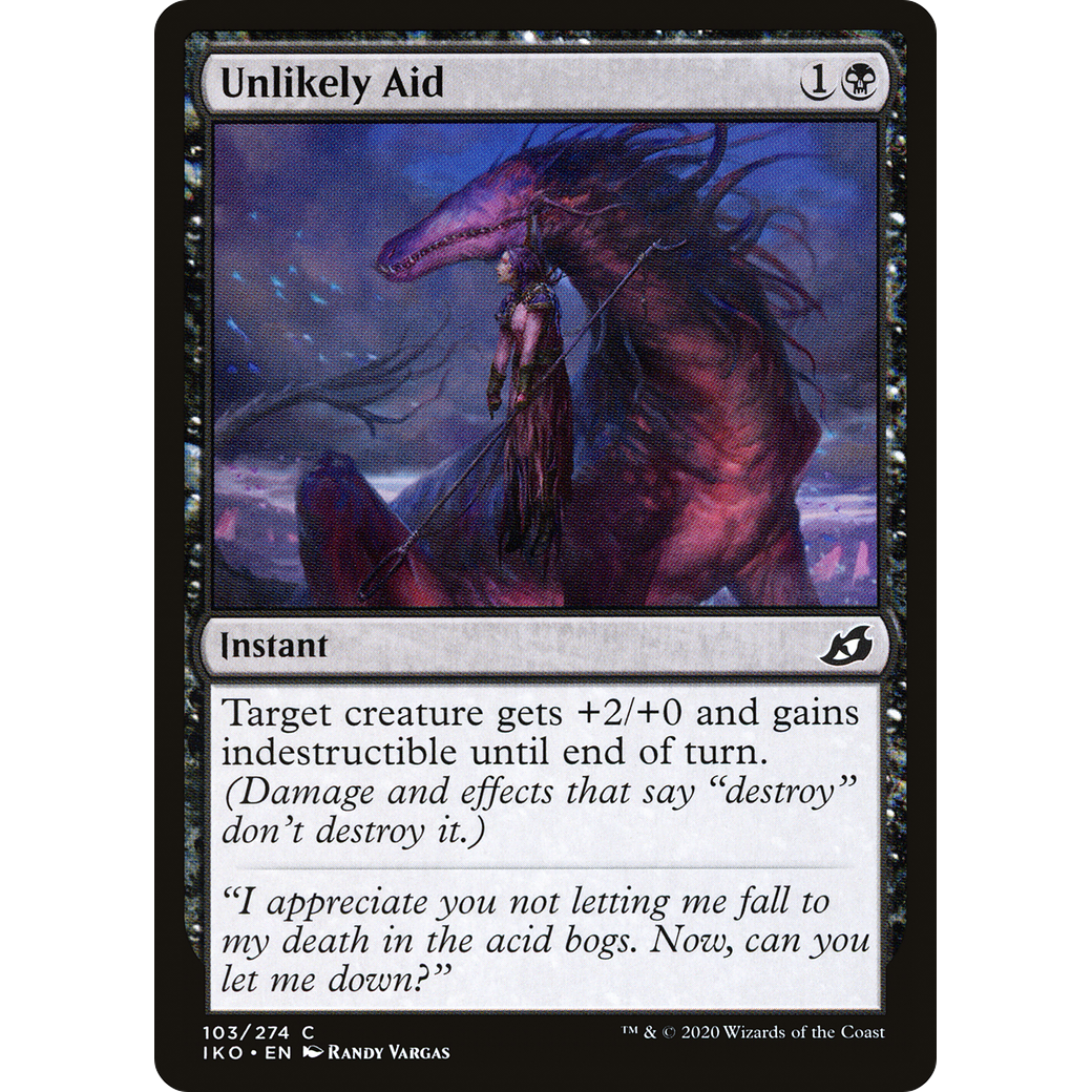 Unlikely Aid (IKO-103) - Ikoria: Lair of Behemoths Foil