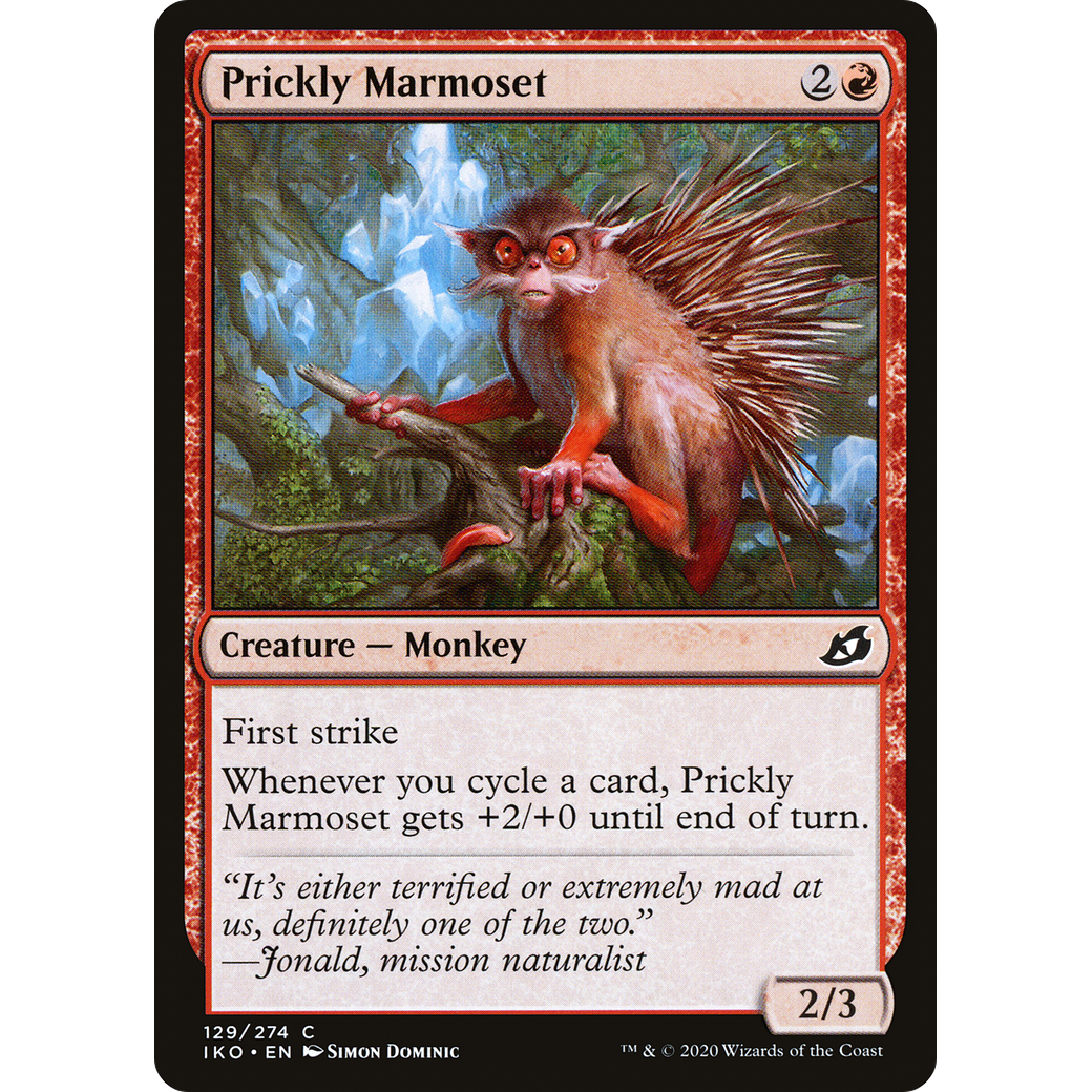 Prickly Marmoset (IKO-129) - Ikoria: Lair of Behemoths Foil