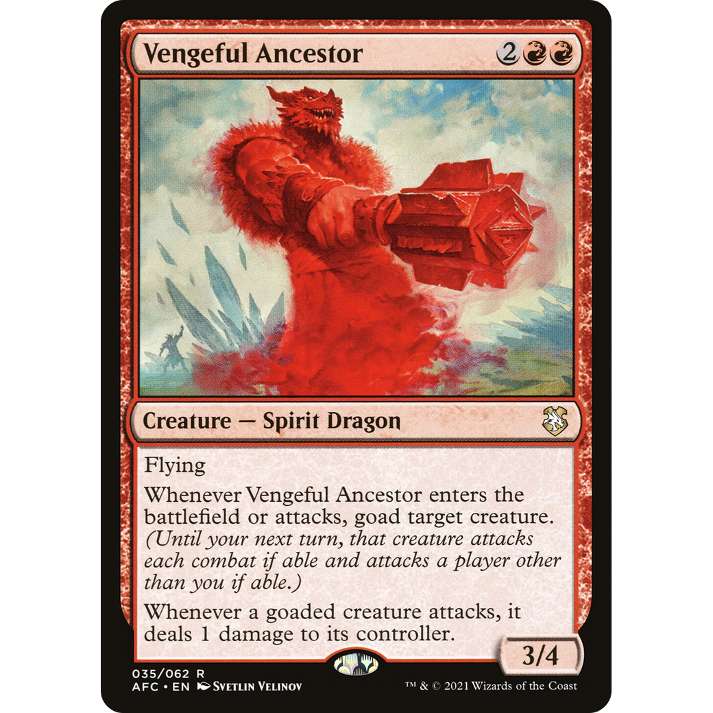 Vengeful Ancestor (AFC-035) - Forgotten Realms Commander
