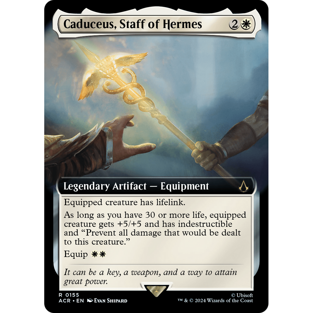 Caduceus, Staff of Hermes (Extended Art) (ACR-155) - Assassin's Creed: (Extended Art)