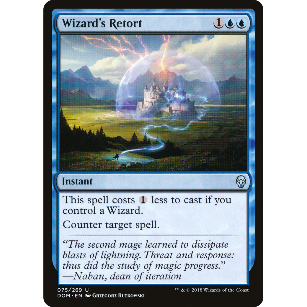 Wizard's Retort (DOM-075) - Dominaria