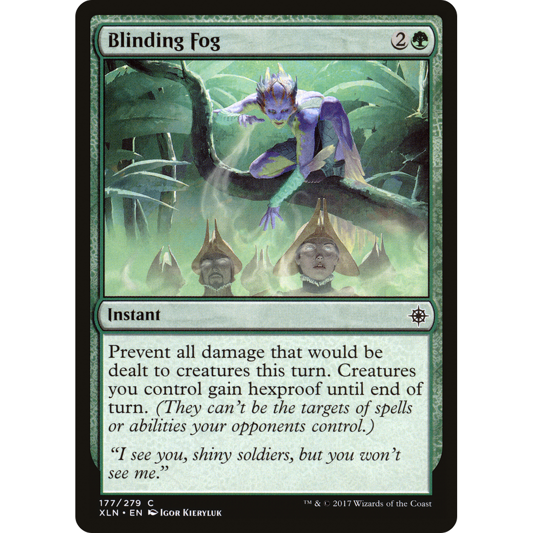 Blinding Fog (XLN-177) - Ixalan Foil