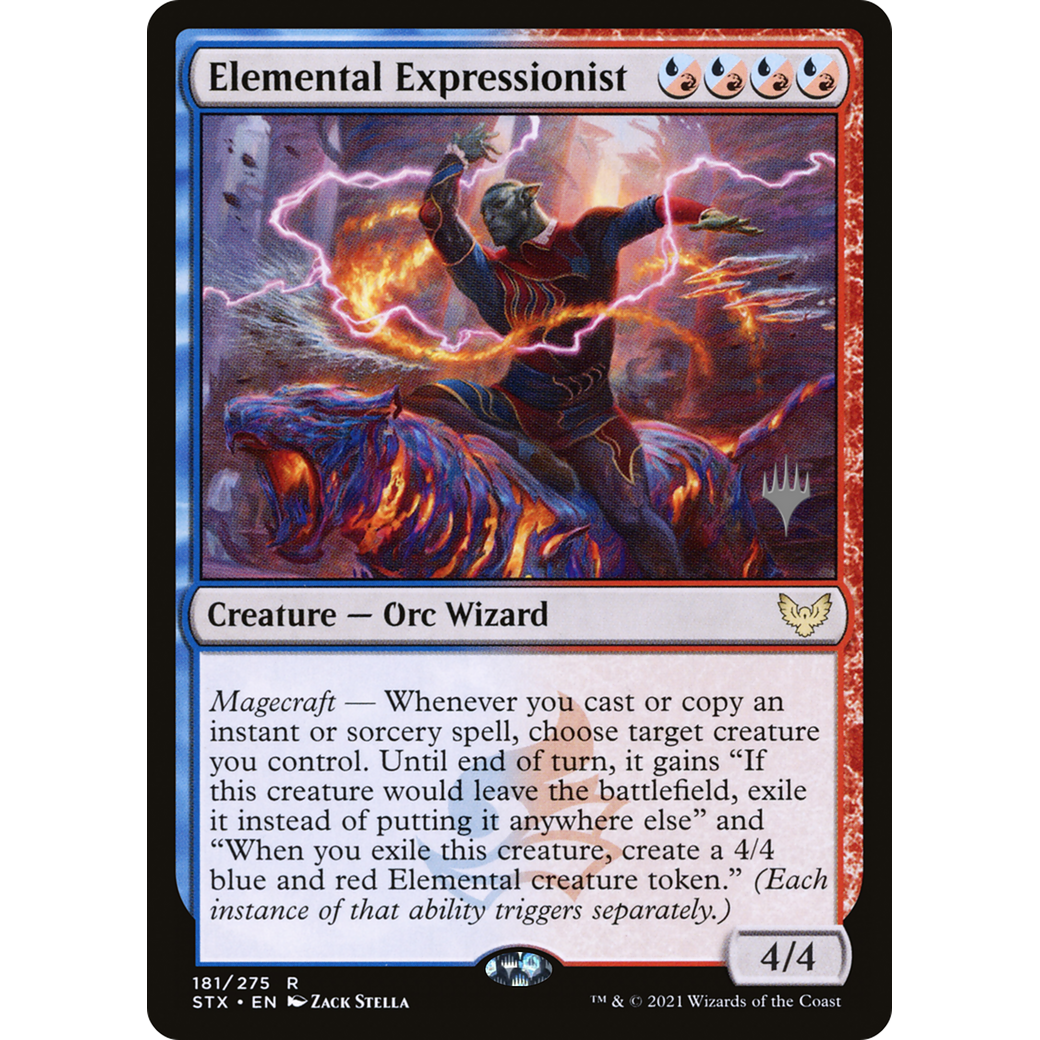 Elemental Expressionist (PPSTX-181) - Strixhaven: School of Mages Promos Foil