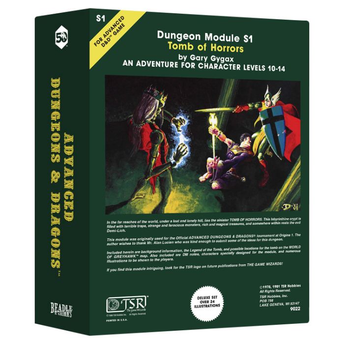 Classic Module Dice Collection: Tomb of Horrors (Pre-Order Expected Release 10/2024)