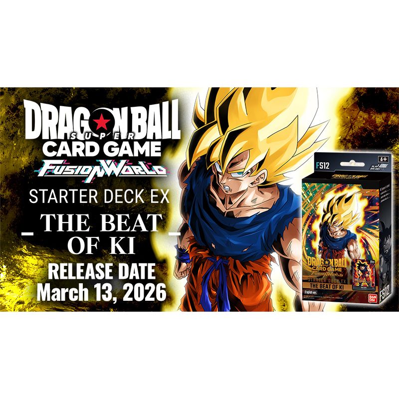 Dragon Ball Super TCG: Fusion World: Starter Deck 12 EX: The Beat of Ki (FS12) (Pre-Order Expected Release: 03/13/2026)