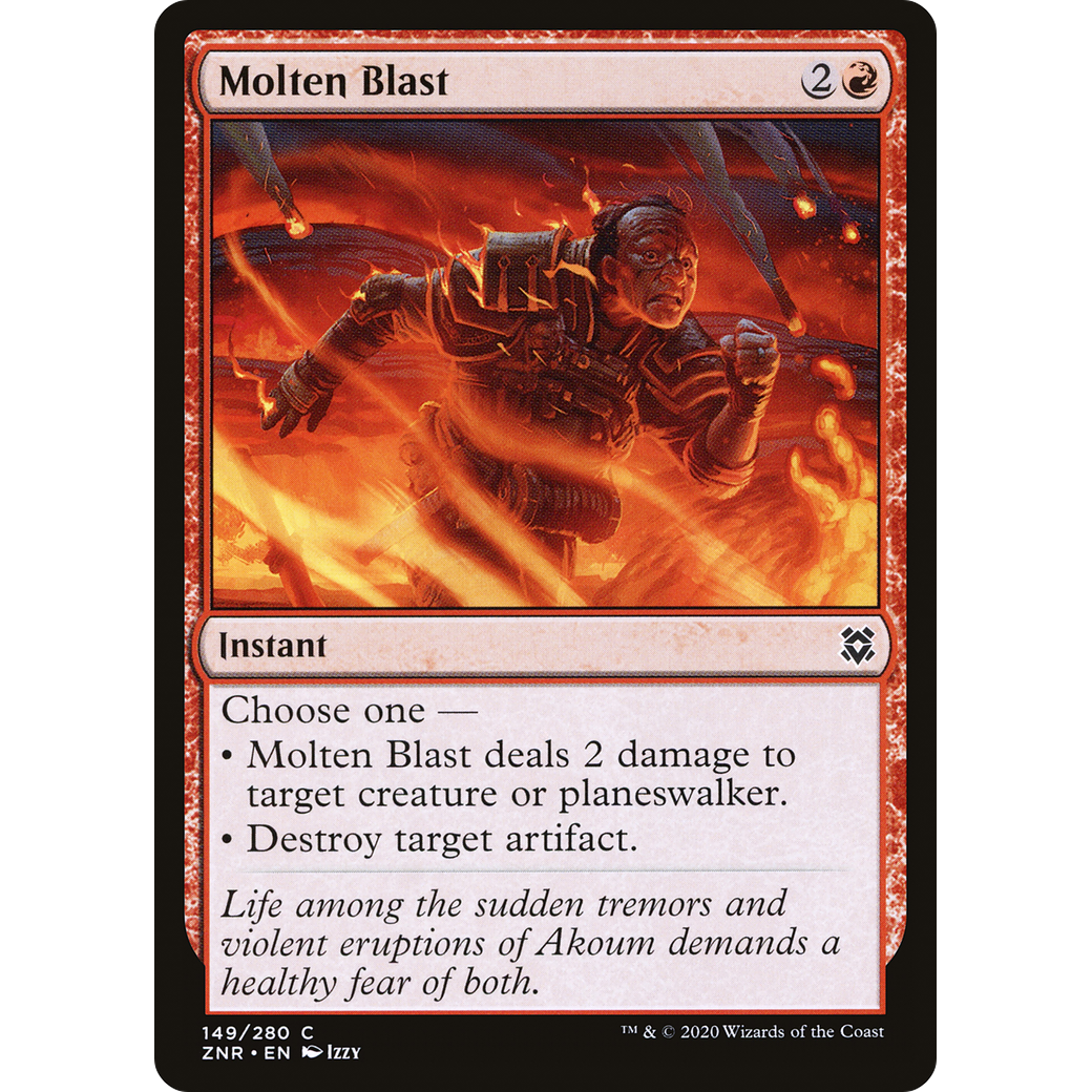 Molten Blast (ZNR-149) - Zendikar Rising
