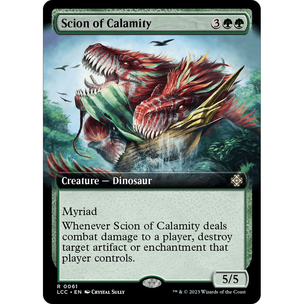 Scion of Calamity (LCC-061) - The Lost Caverns of Ixalan Commander: (Extended Art)