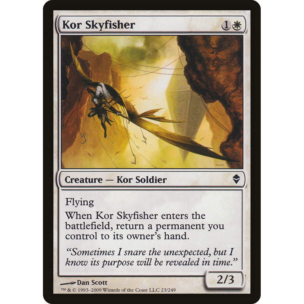 Kor Skyfisher (ZEN-023) - Zendikar Foil