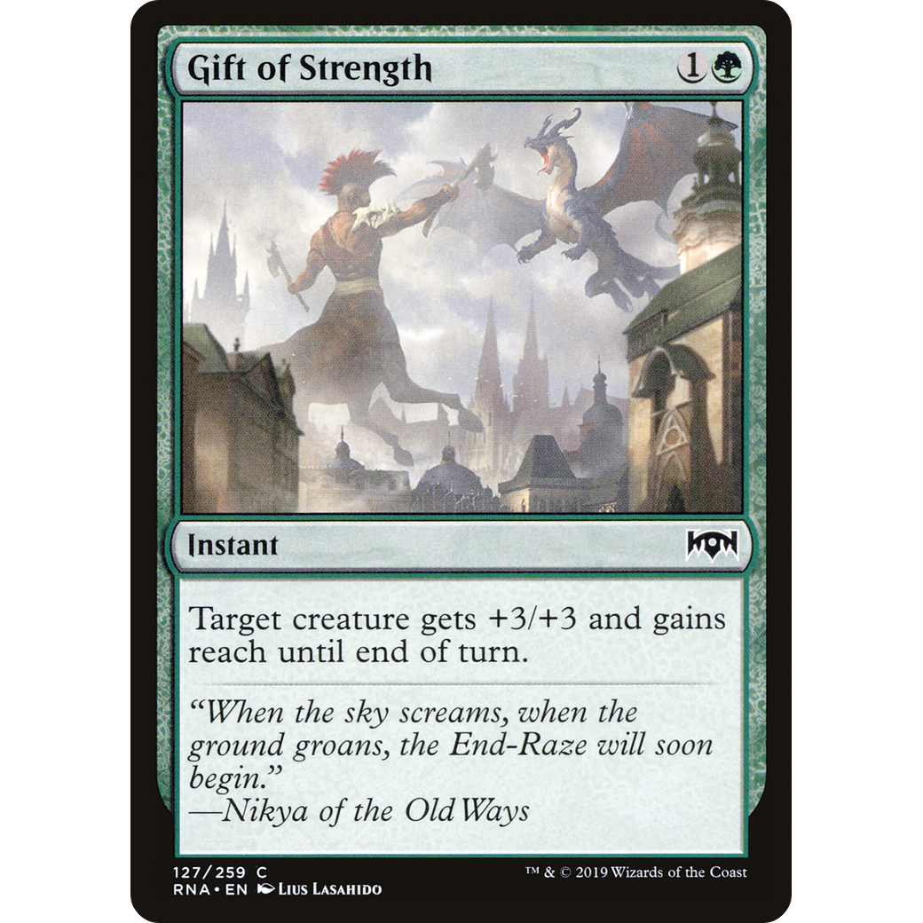 Gift of Strength (RNA-127) - Ravnica Allegiance Foil