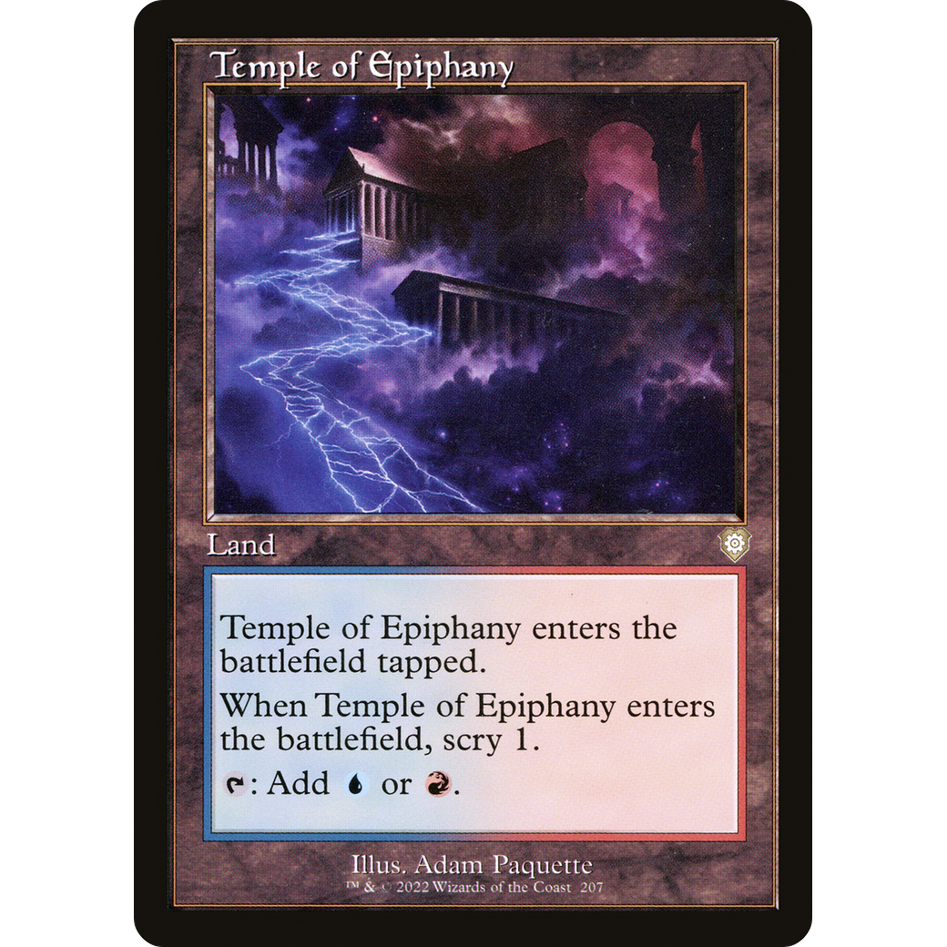 Temple of Epiphany (Retro Frame) (BRC-207) - The Brothers' War Commander