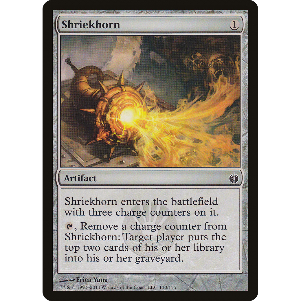 Shriekhorn (MBS-130) - Mirrodin Besieged Foil