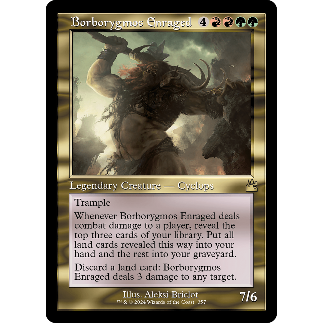Borborygmos Enraged (RVR-357) - Ravnica Remastered Foil