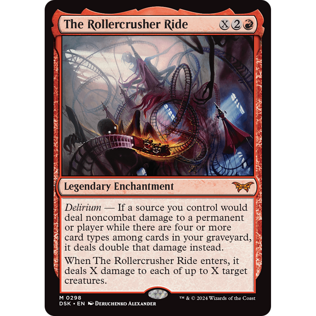 The Rollercrusher Ride (DSK-298) - Duskmourn: House of Horror Foil