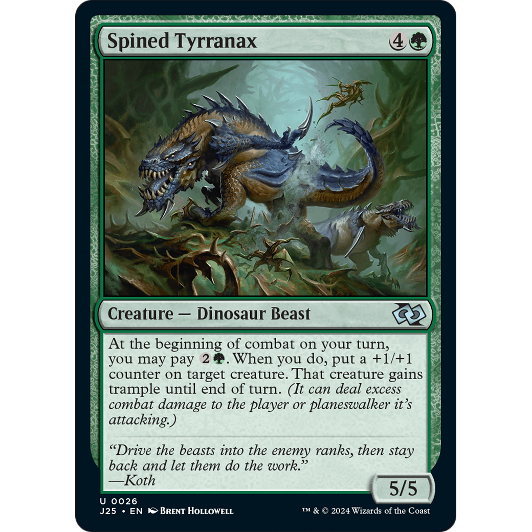 Spined Tyrranax (J25-026) - Foundations Jumpstart