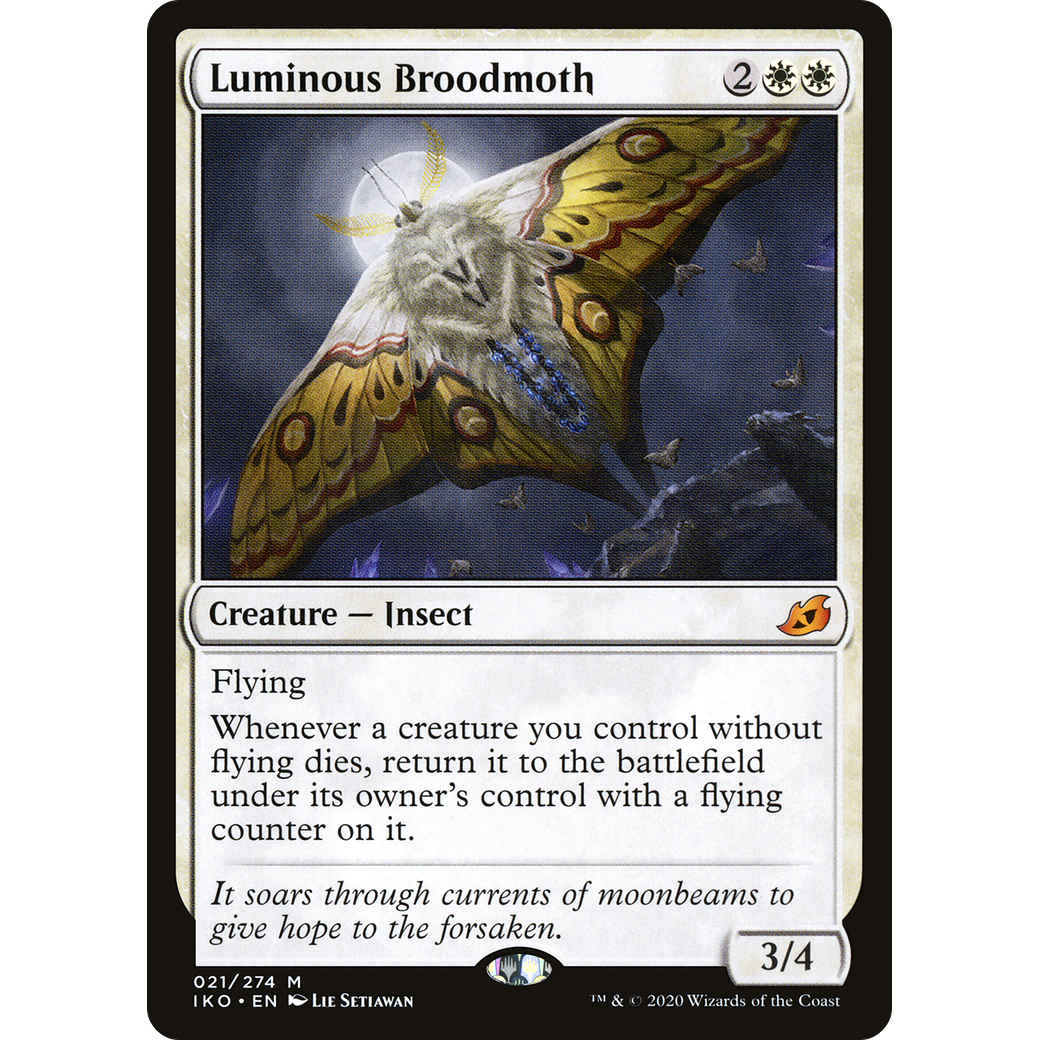 Luminous Broodmoth (IKO-021) - Ikoria: Lair of Behemoths Foil