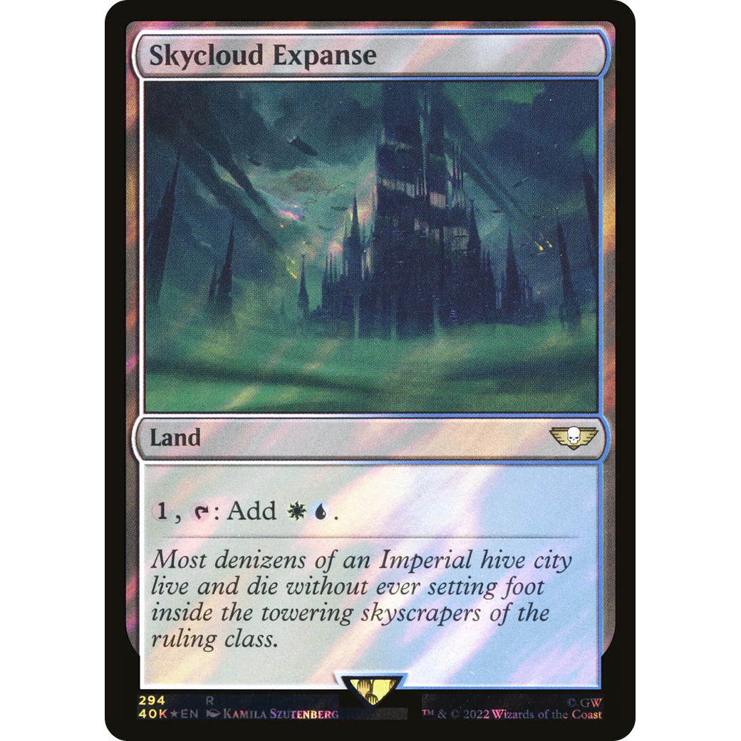 Skycloud Expanse (40K-294) - Warhammer 40,000 Commander Foil