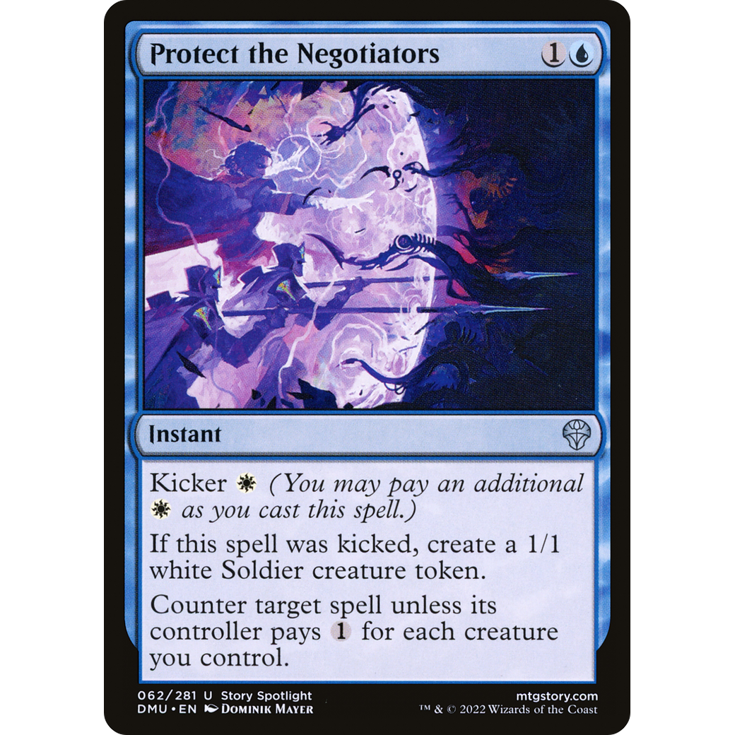Protect the Negotiators (DMU-062) - Dominaria United Foil