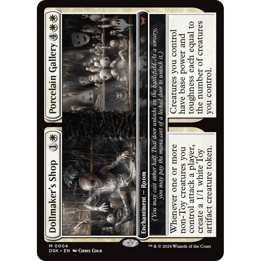 Dollmaker's Shop // Porcelain Gallery (PPDSK-04P) - Duskmourn: House of Horror Promos Foil