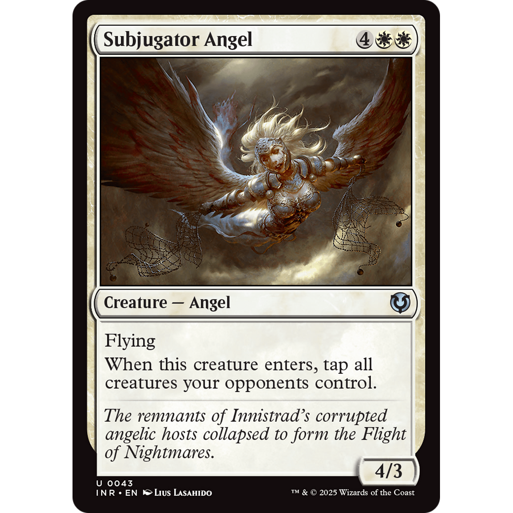 Subjugator Angel (INR-043) - Innistrad Remastered Foil