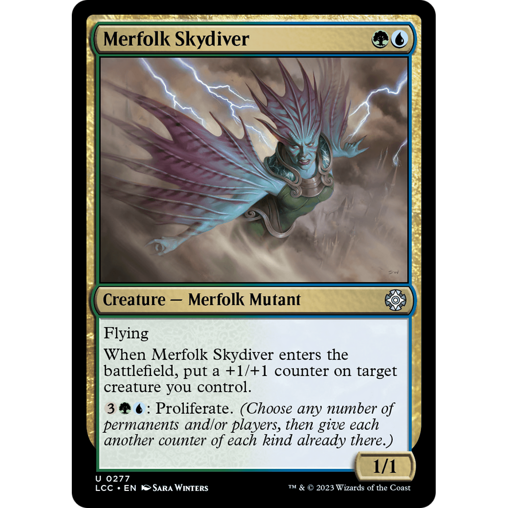 Merfolk Skydiver (LCC-277) - The Lost Caverns of Ixalan Commander