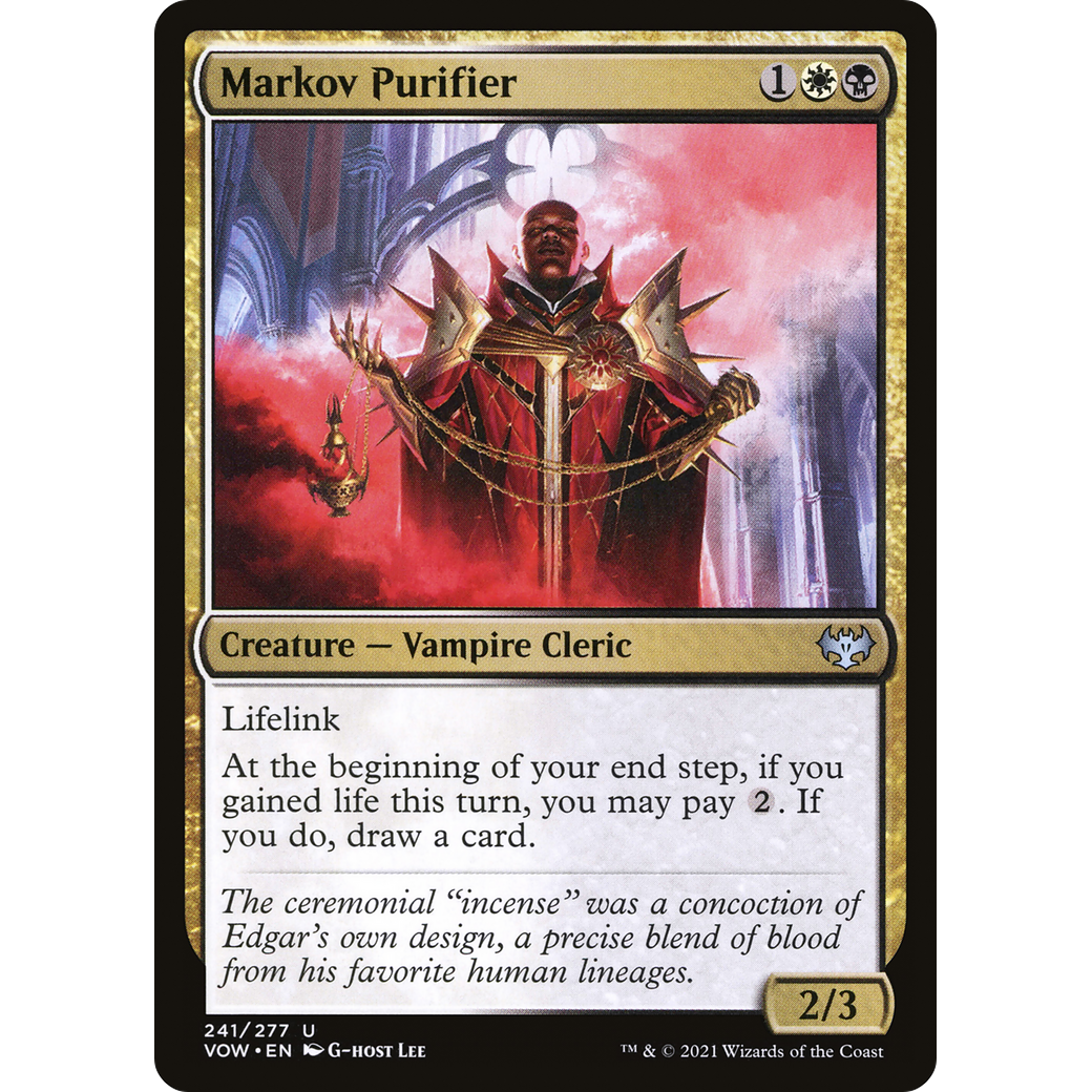 Markov Purifier (VOW-241) - Innistrad: Crimson Vow Foil