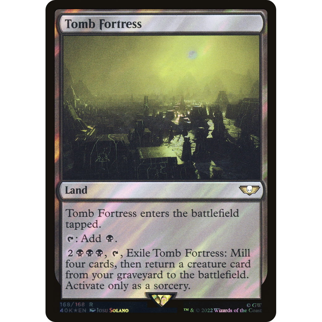 Tomb Fortress (40K-168) - Warhammer 40,000 Commander Foil