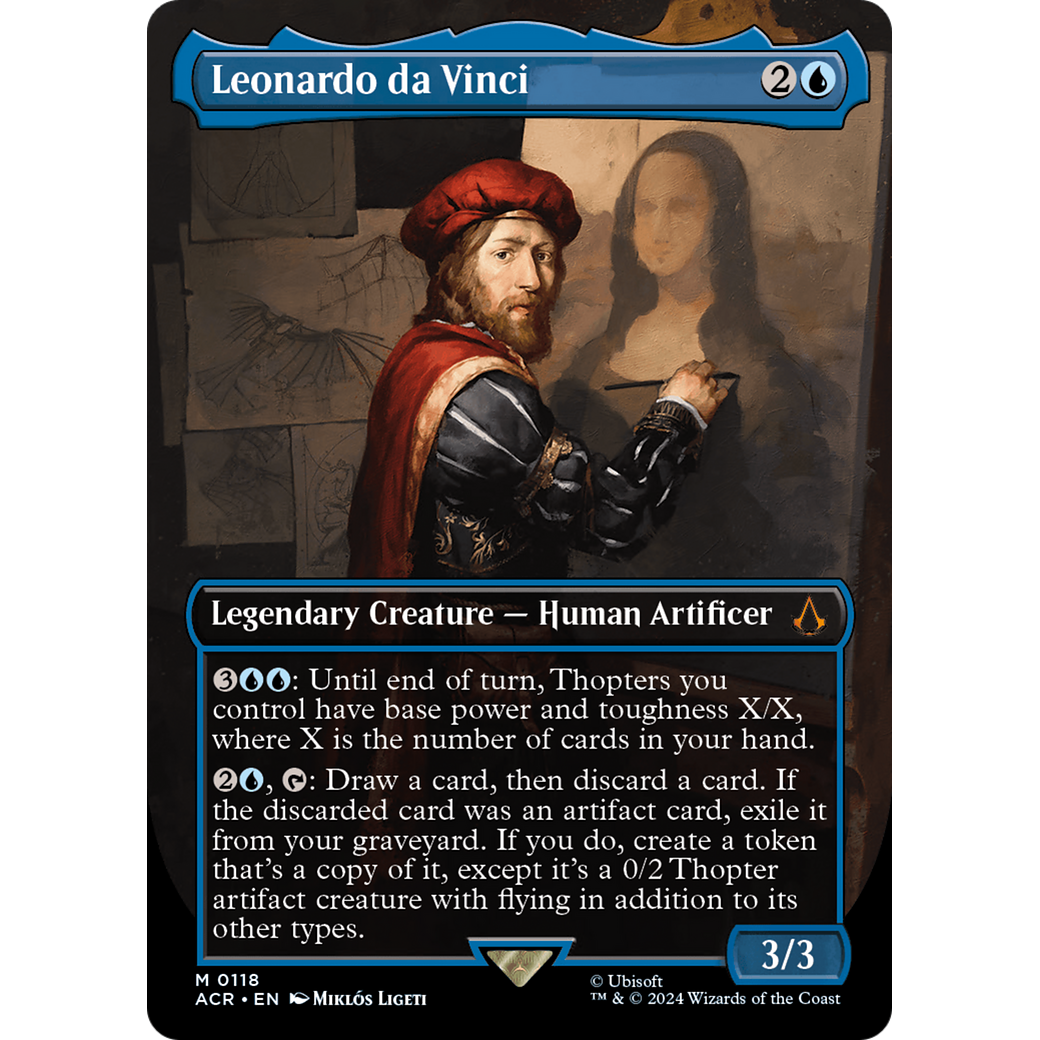 Leonardo da Vinci (Borderless) (ACR-118) - Assassin's Creed (Borderless)