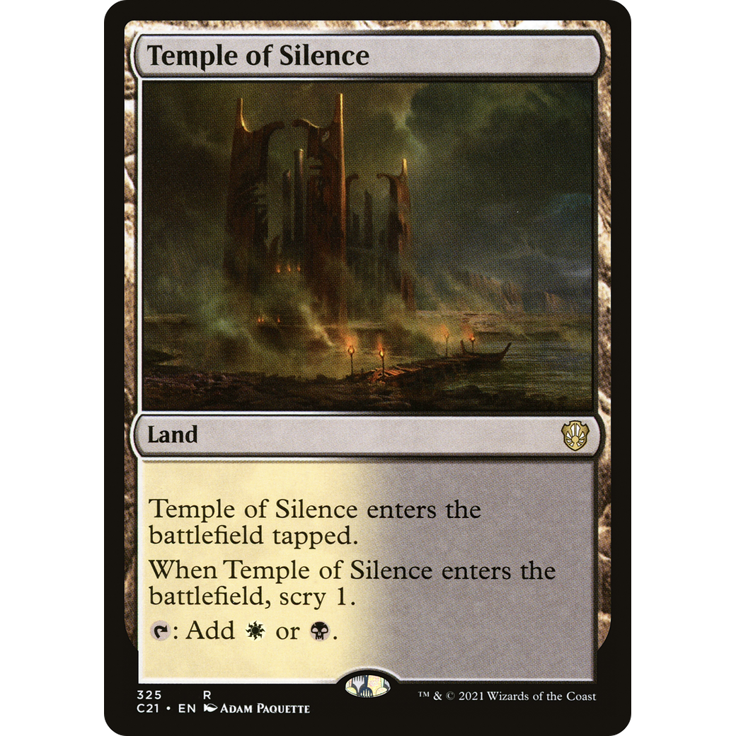 Temple of Silence (C21-325) - Commander 2021