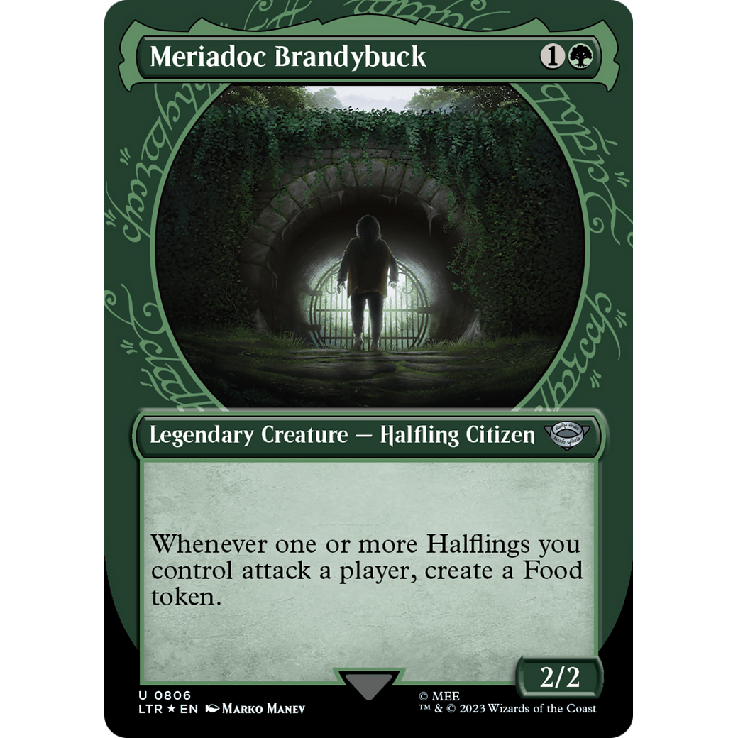 Meriadoc Brandybuck (LTR-806) - The Lord of the Rings: Tales of Middle-earth: (Showcase) (Borderless) Foil