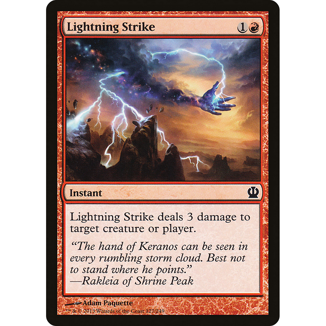 Lightning Strike (THS-127) - Theros Foil