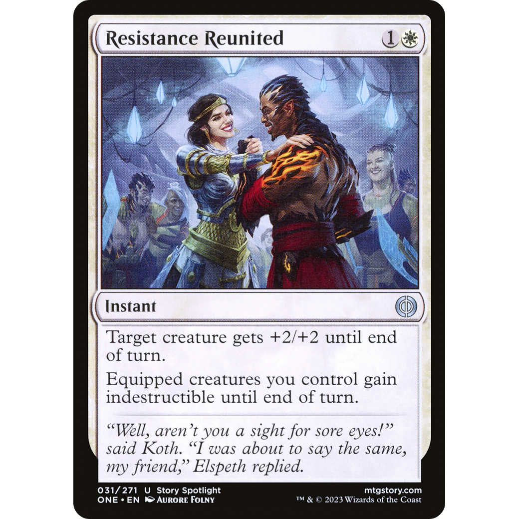 Resistance Reunited (ONE-031) - Phyrexia: All Will Be One Foil
