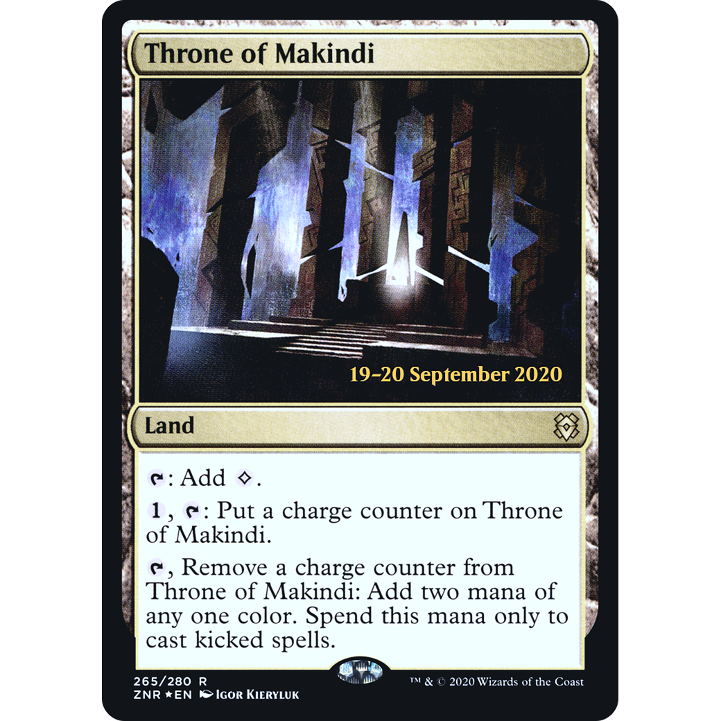 Throne of Makindi (PRE-265) - Zendikar Rising Promos Foil
