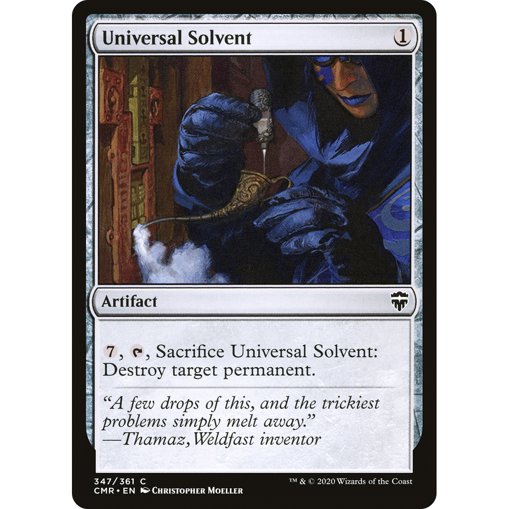 Universal Solvent (CMR-347) - Commander Legends Foil