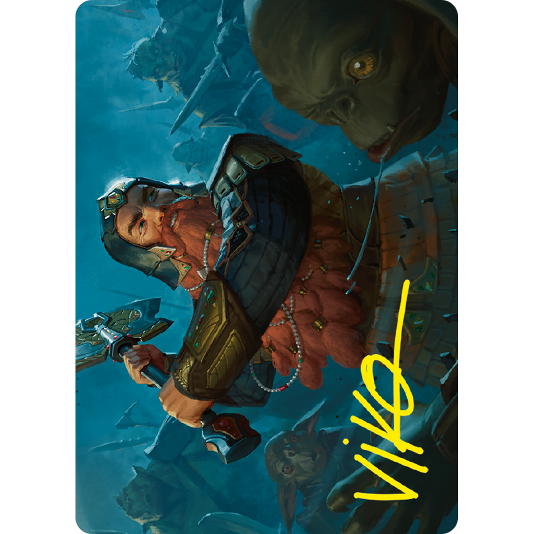 Gimli, Counter of Kills // Gimli, Counter of Kills (ALTR-010) - Tales of Middle-earth Art Series (Borderless)