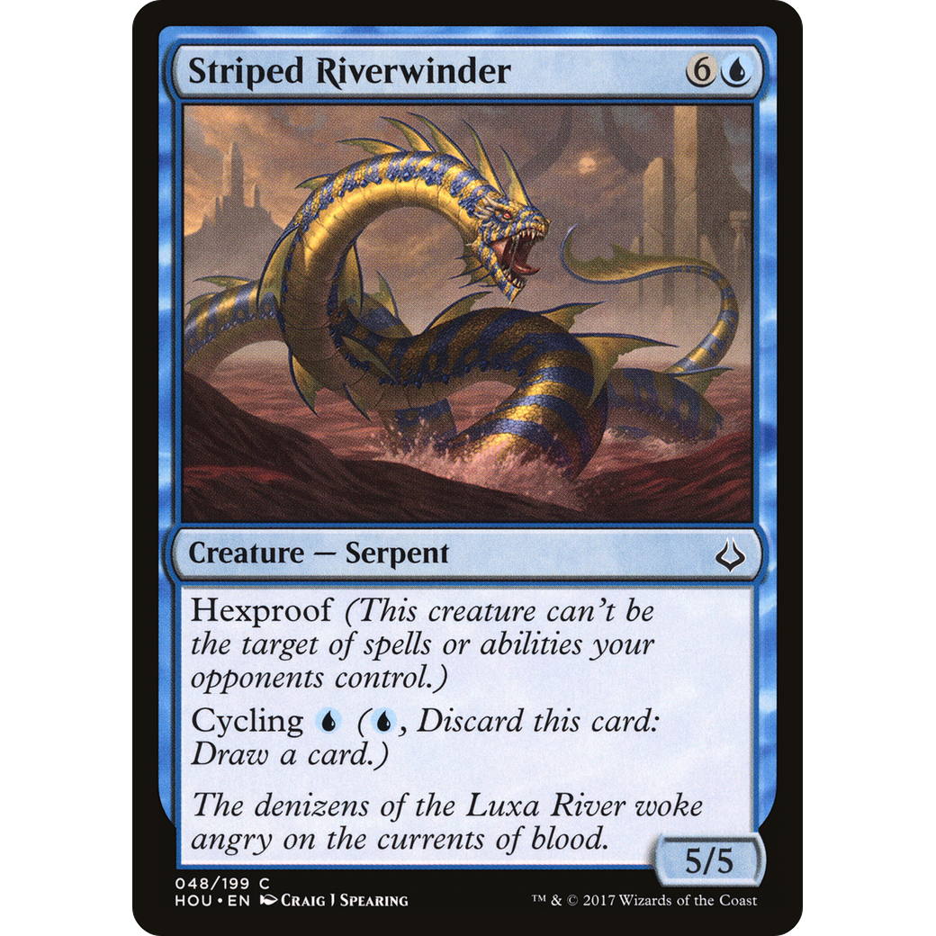 Striped Riverwinder (HOU-048) - Hour of Devastation