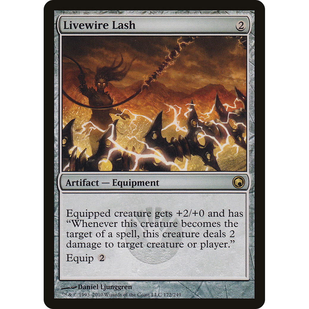 Livewire Lash (SOM-172) - Scars of Mirrodin