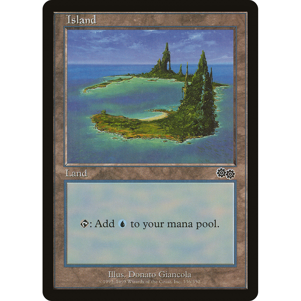 Island (336) (USG-336) - Urza's Saga