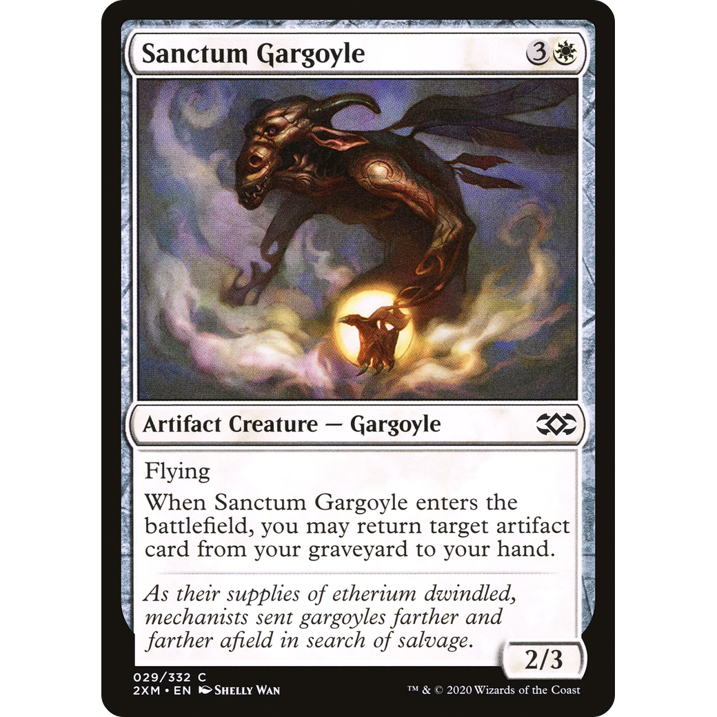 Sanctum Gargoyle (2XM-029) - Double Masters Foil