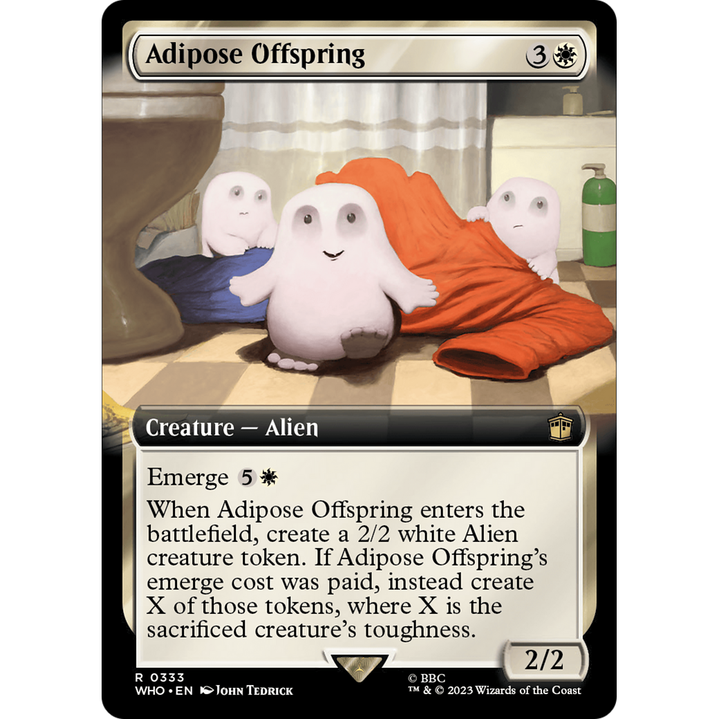 Adipose Offspring (Extended Art) (WHO-333) - Doctor Who: (Extended Art) Foil