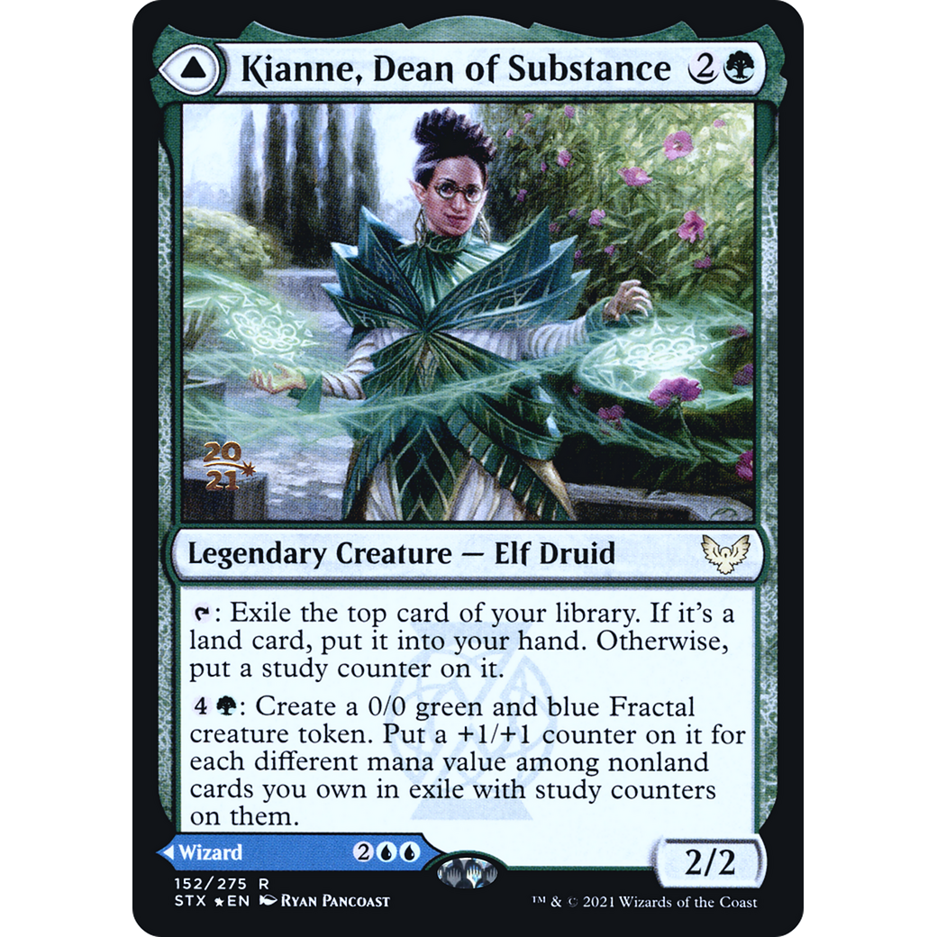 Kianne, Dean of Substance (PRE-152) - Strixhaven: School of Mages Promos Foil