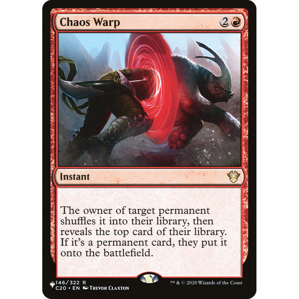 Chaos Warp (C20) (LIST-146) - The List